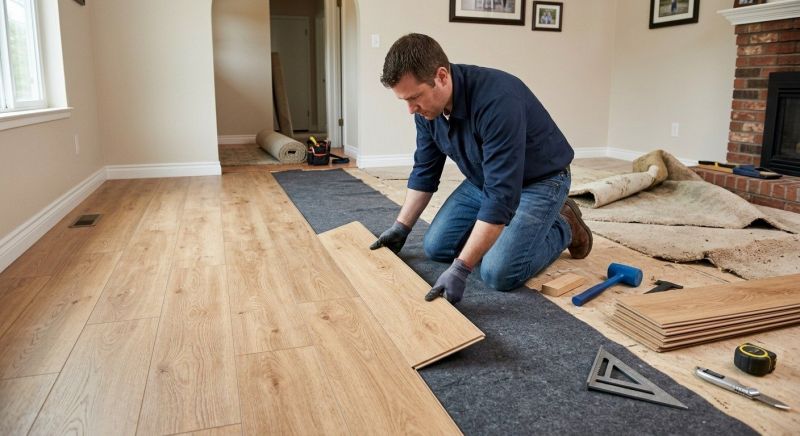 Laminate Floor Remodeling in Seminole County, FL