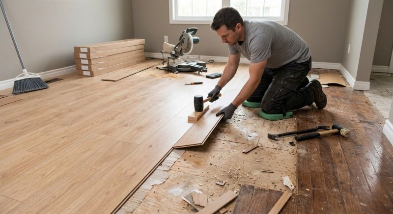 Laminate Floor Replacement in Mims, FL