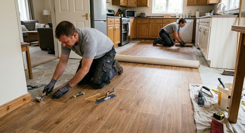 Linoleum Floor Installation in Seminole County, FL
