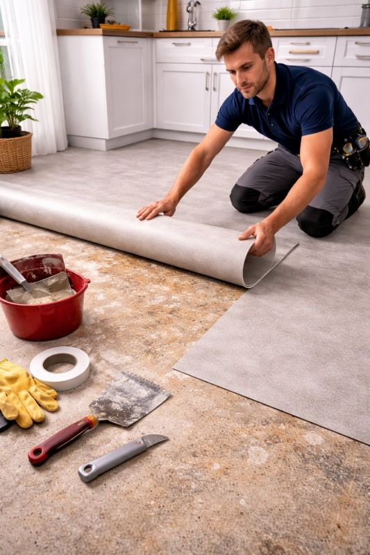 Linoleum Floor Installation in Orange City, FL
