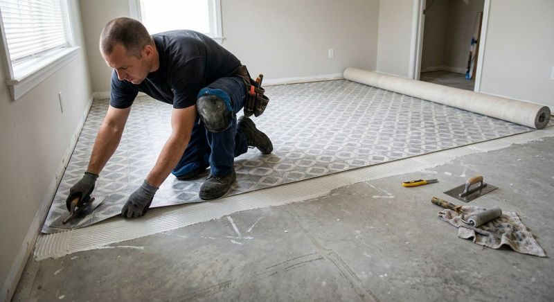 Sheet Linoleum Installation in Orange County, FL