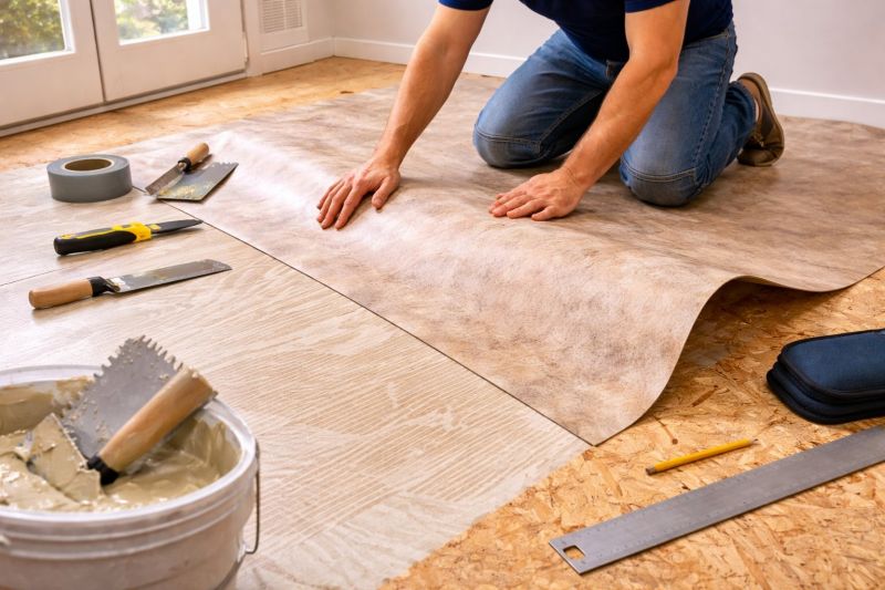 Sheet Vinyl Installation in Winter Garden, FL